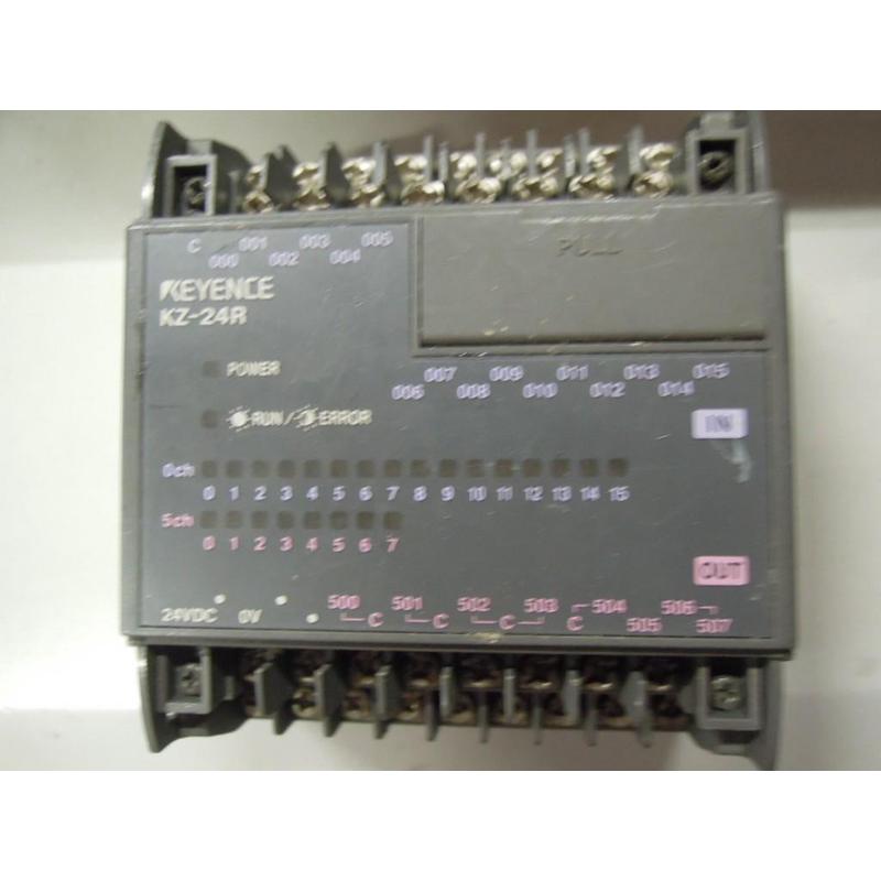 议价原装二手基恩士KEYENCE PLC 编程控制器 KZ-24R