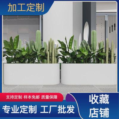 爆款铁艺花箱组合场外公园市政园林园艺种植箱商业街广户外摆华槽