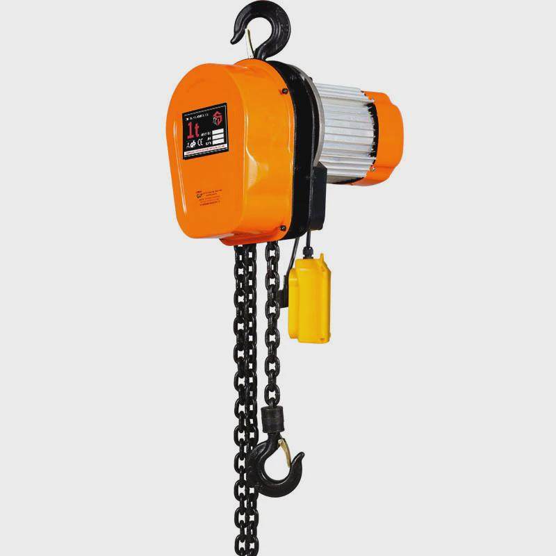 热销定制DHS型环链电动葫芦带遥控220v家用电动葫芦电动倒链提升