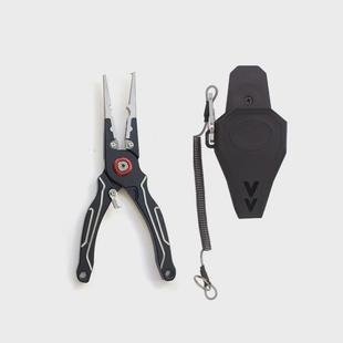 q57带锁路亚钳控鱼钳剪线钳钩上环摘钩取铝合金钳户外控鱼钓鱼