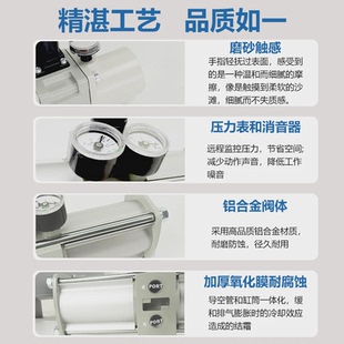 20A空气压缩增压器储气罐气缸 VBA气动增压阀气体增压泵VBA10A