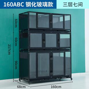 宠物店狗笼寄养笼宠物医院住院笼繁殖笼子展示笼多层笼猫笼寄养柜