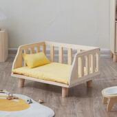 木质狗狗床泰迪小型犬狗窝中型猫窝四季 通用离地可拆洗沙发宠物床