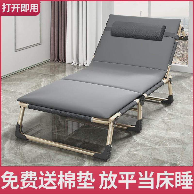竹床折叠床沙发床两用单人家用双人多功能办公室午休小户型经济型