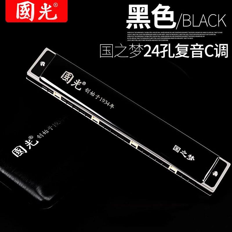 国光国之梦2824孔口琴复音c调初学者学生入门成人儿童专业演奏级