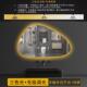 智能创意轻奢简约发光镜子艺术异形浴室镜led水滴浴室镜不规则镜