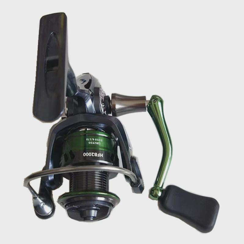 无间隙纺车轮渔轮旋入摇式把金属渔轮路亚浅线杯渔线轮hfahfb