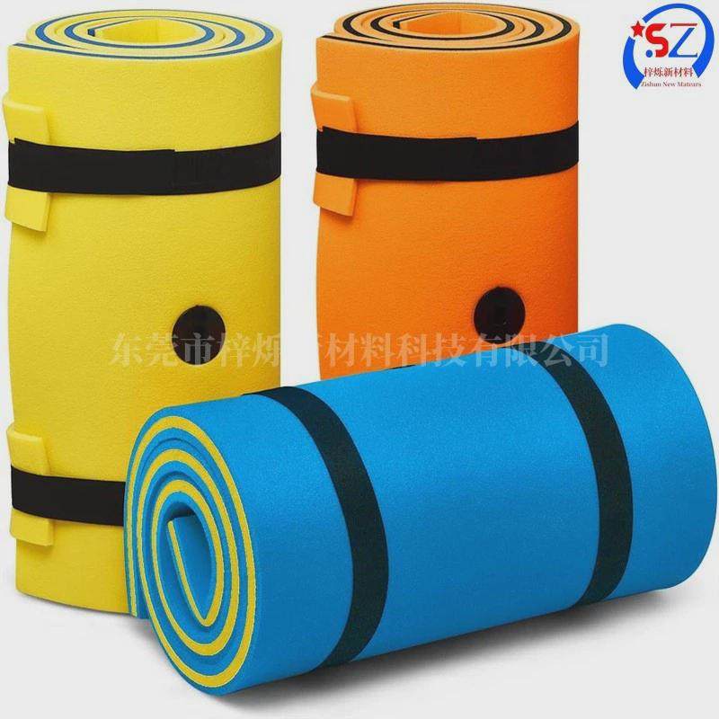 XPE双色嬉戏魔毯海边休闲漂浮床冲浪板水上乐园跑道泡沫浮毯