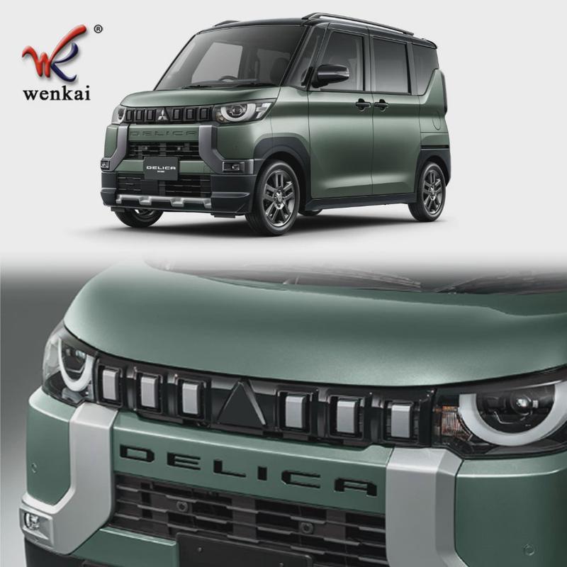 适用于三菱23款DelicaMini前中网改装电镀饰条前格栅专用装饰框