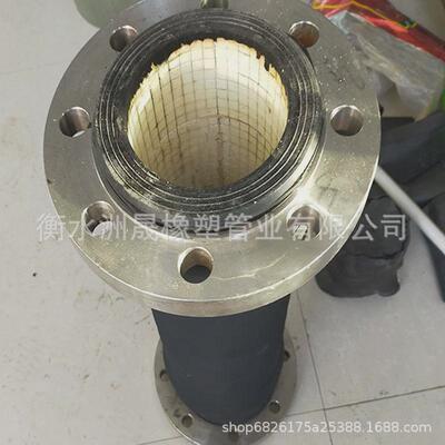 内衬陶瓷胶管高耐磨胶管喷煤厂钢厂专用橡胶管喷砂胶管耐高温胶管