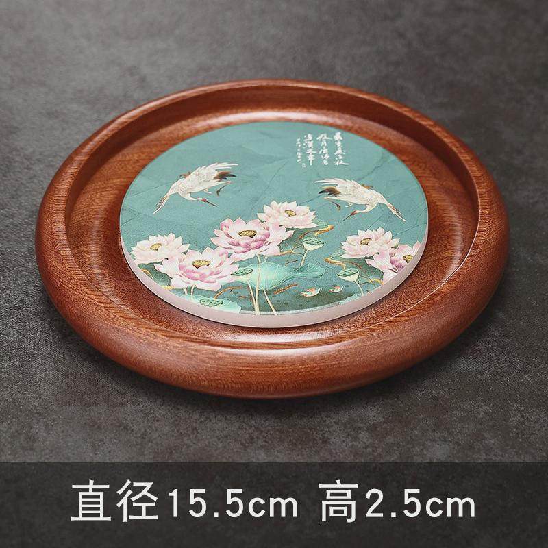 大岸堂实木壶承干泡台圆形家用茶杯紫砂壶承茶具配件托茶壶垫茶道,餐饮具,茶道/零配,淘宝优惠券,粉丝福利购,淘宝优惠卷