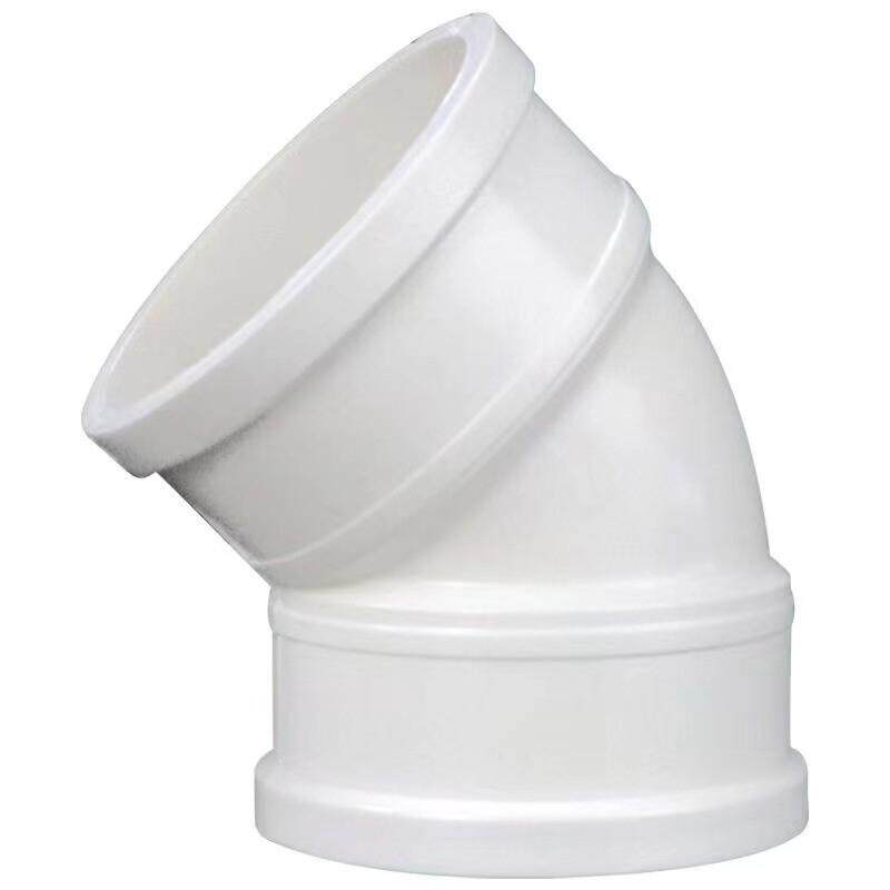 pvc45下水弯头直角度排水管配件大全5075110160200250315