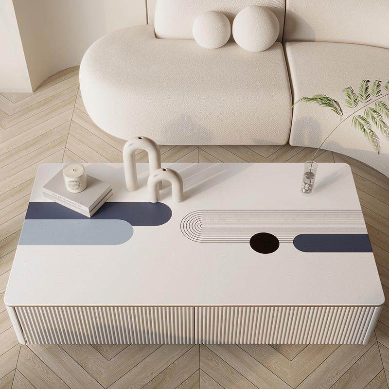 茶几垫客厅家用防油防水防烫耐脏免洗隔热桌布高级感轻奢皮革桌垫,居家布艺,桌布,淘宝优惠券,粉丝福利购,淘宝优惠卷