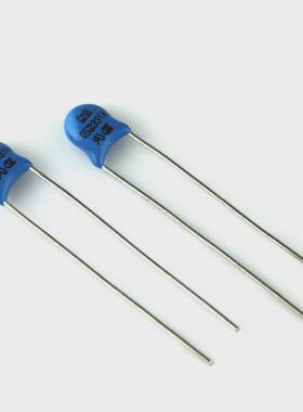 蓝色压敏电阻5d331k压敏电阻径5mm响应速度快5d-331kzov片