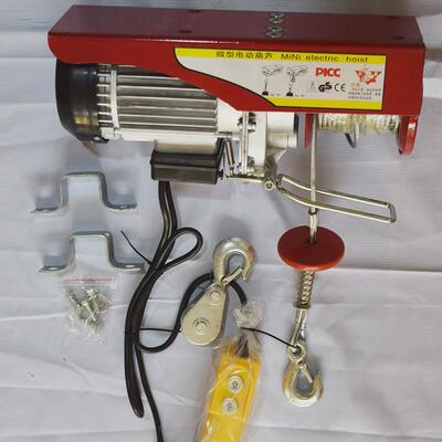 微型电动葫芦pa200提升机吊机pa600钢丝绳装修吊机家用小电动葫芦