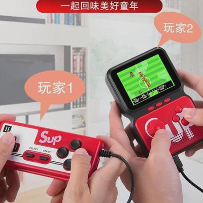 跨境sup迷你掌上游戏机500合一复古怀旧儿童电视经典游戏迷你掌机
