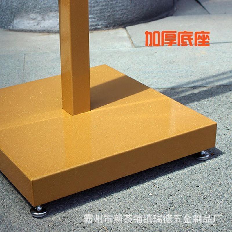 加工广告立牌立式展示架商场双立式展示牌kt板落地面型广告立牌