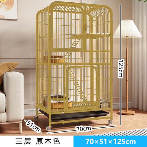 猫笼家用室内加大自由空间猫咪猫别墅猫屋厂家子猫舍猫笼直供