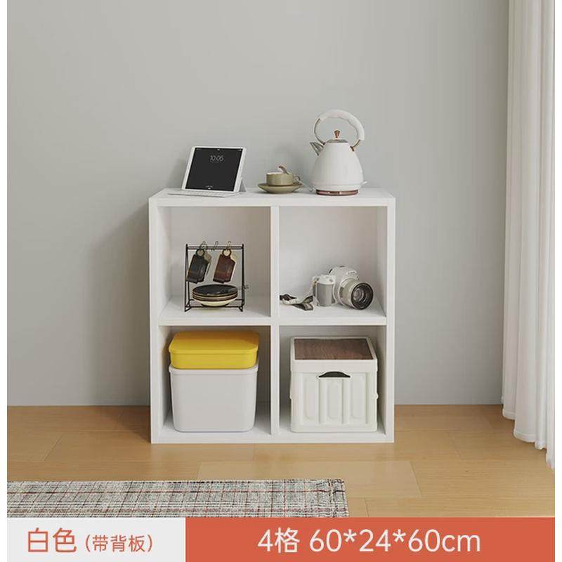 八格柜书架置物架落地书柜六格柜收纳柜自由组合格子柜实木置新款,收纳整理,整理架/置物架/收纳架,淘宝优惠券,粉丝福利购,淘宝优惠卷