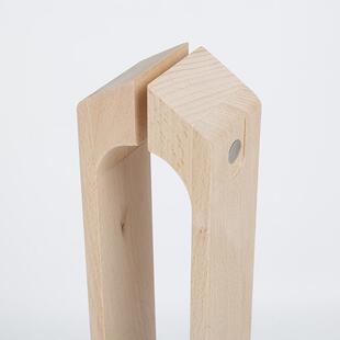 皮革工具长款 手缝木夹440mm夹缝diy缝线固定手工皮革皮包榉木工具