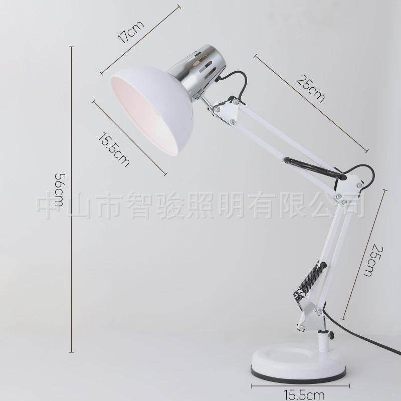 美式折叠台灯台灯金属伸缩长臂学生阅读办公护眼台灯中山工厂,家装灯饰光源,护眼吸顶灯,淘宝优惠券,粉丝福利购,淘宝优惠卷