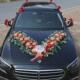 饰套装 婚车装 饰车头花主婚车装 结婚花车车头仿真花车婚庆用品厂