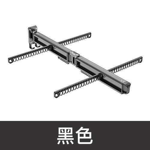 折叠晾衣架阳台家用隐形宿舍室内凉衣晒衣架伸缩晾衣杆批发