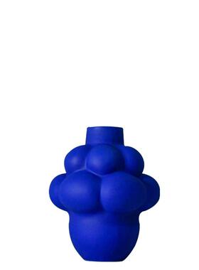 现代异形单色陶瓷花器美式简约莫兰迪设计家居书柜酒柜桌面花瓶摆