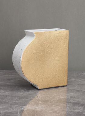 现代简约色彩三件套电视客厅卧室样板间旁边桌面花器装饰摆件