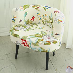 eq4f2024通用弧形矮坐垫椅子套罩靠背客厅阳台休闲凳化妆沙发小单