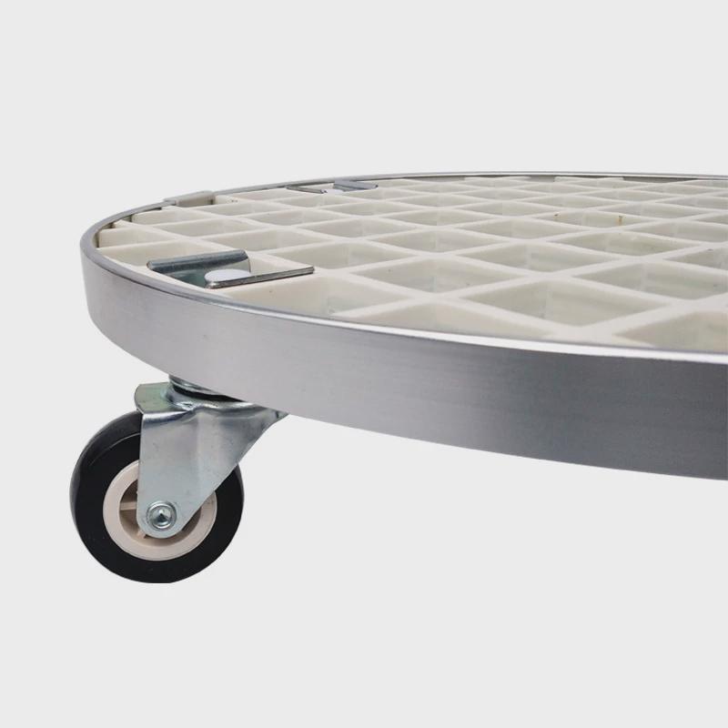 正方形可移动花架底盘花盆托盘多功能底座带万向轮滚轮滑轮包邮