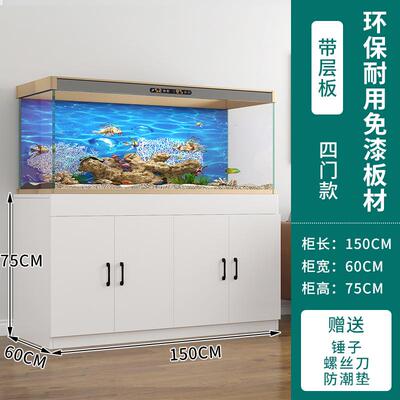 底柜鱼缸底柜隔断鱼柜超白缸客厅水草缸地柜水族箱仿ada柜可