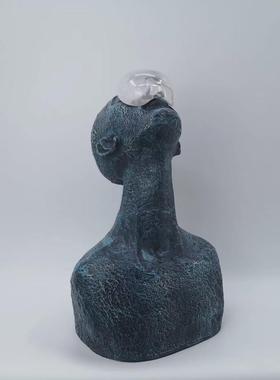 人体雕塑创意摆件北欧抽象艺术人物摆设样板间客厅玄关家居装饰品