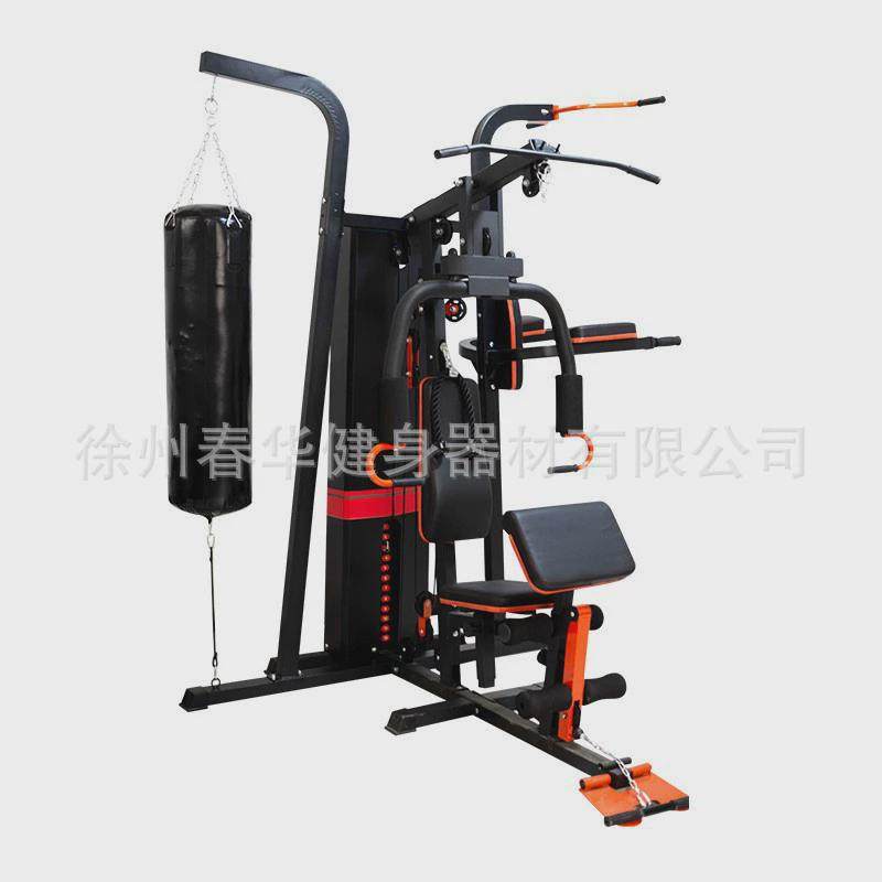 体家用健身器材多功能训练器拳击架引综合训练器架负重训练单人站