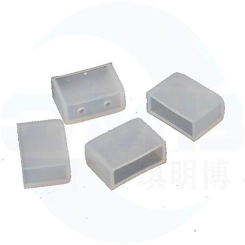 8mm灯条配件尾塞5050/352810mm硅胶防水堵头12mmled灯饰套管一包