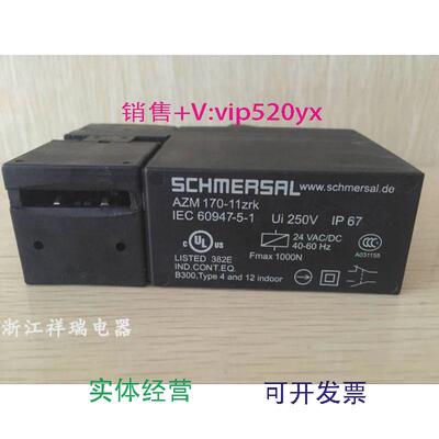 现货供应德国施迈赛SCHMERSAL电磁安全门锁开关AZM170-11ZRK议价