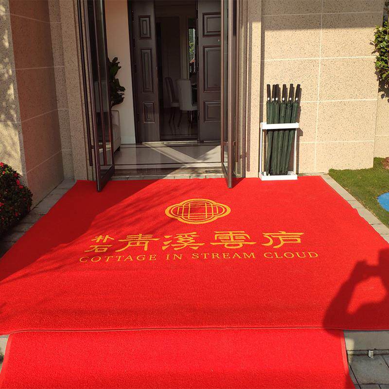 地毯pvc丝圈压印LOGO电梯室外商铺酒店商场电梯垫进门广告地垫
