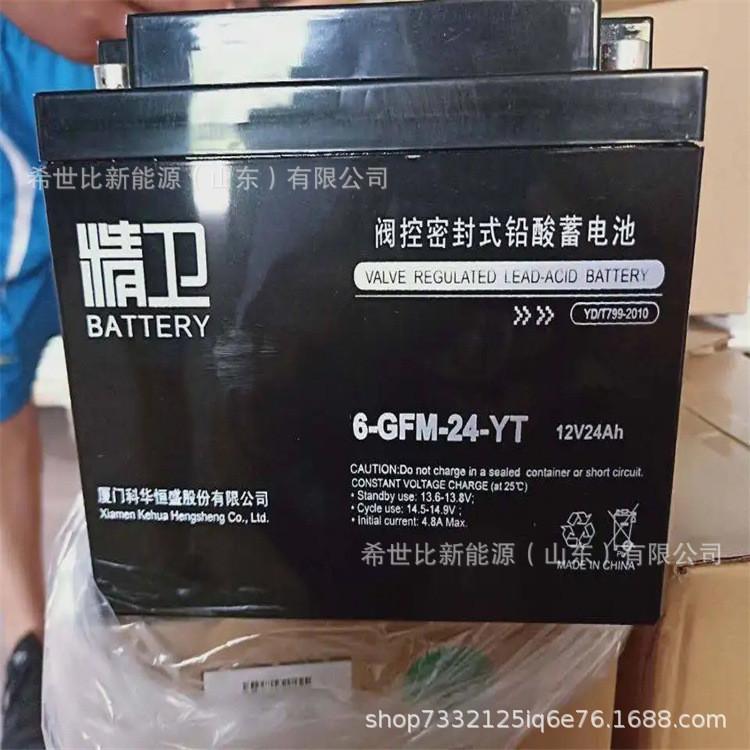 科华精卫铅酸蓄电池6-GFM-100-YT电厂12V100AH计算机机房UPS基站