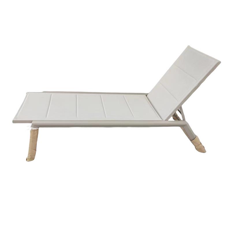 户外特斯躺椅林庭院室外游泳池沙滩椅子露天休闲折叠躺床防水躺椅