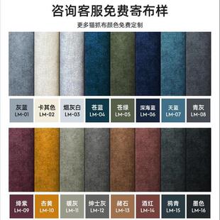 宽式布艺懒人沙发客厅超深坐意磨砂布可移动靠背功能沙发帆船沙发