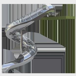 大型不锈钢滑梯定制户外儿童游乐场设备攀爬架攀岩墙组合游乐设施