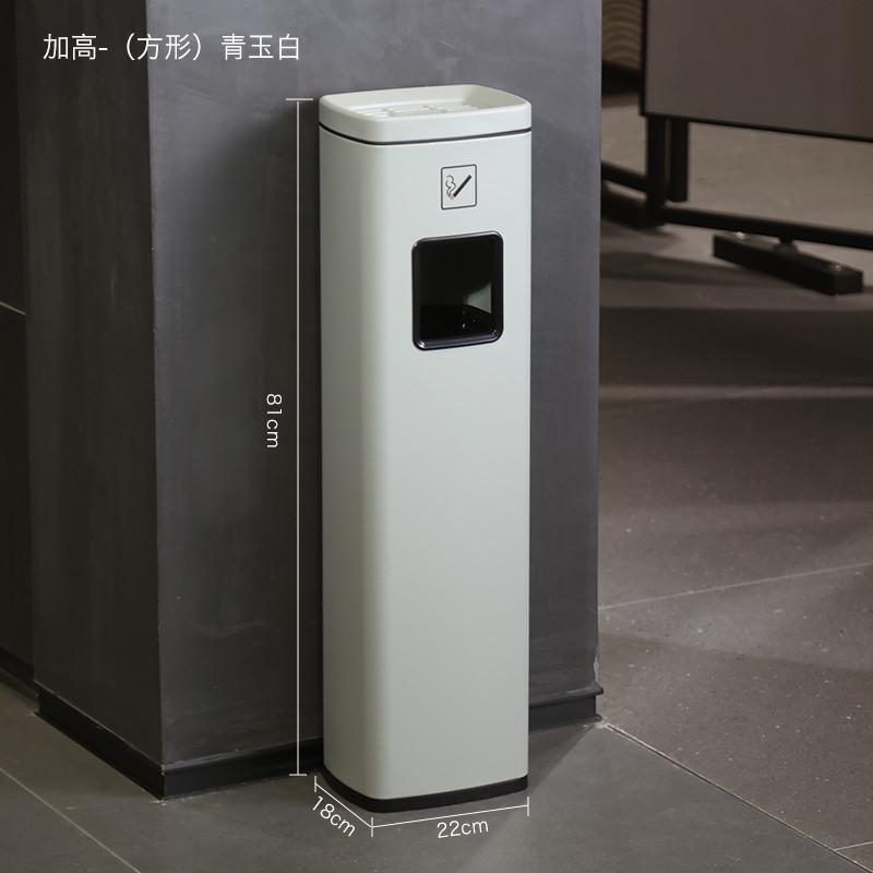 酒店垃圾桶大堂不锈钢立式电梯口带烟灰缸烟柱吸烟灭过道商用餐饮