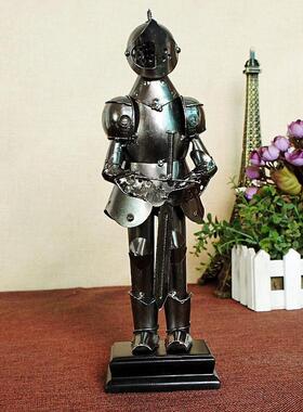 创意家居兵器欧式金属铁艺武士系列手握各种摆件工艺品60系列