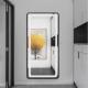 智能触摸屏长镜子壁挂式 全身镜穿衣镜理发店落地发光化妆镜带灯