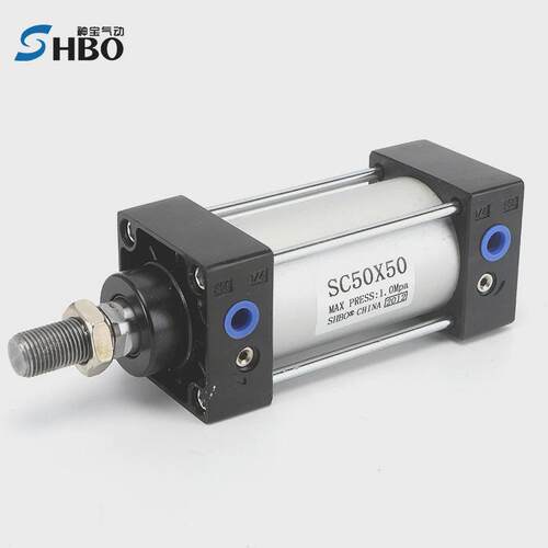 sc63x50x100x125x150标准磁scd双出scj行程可调带气缸-s耐高温-h