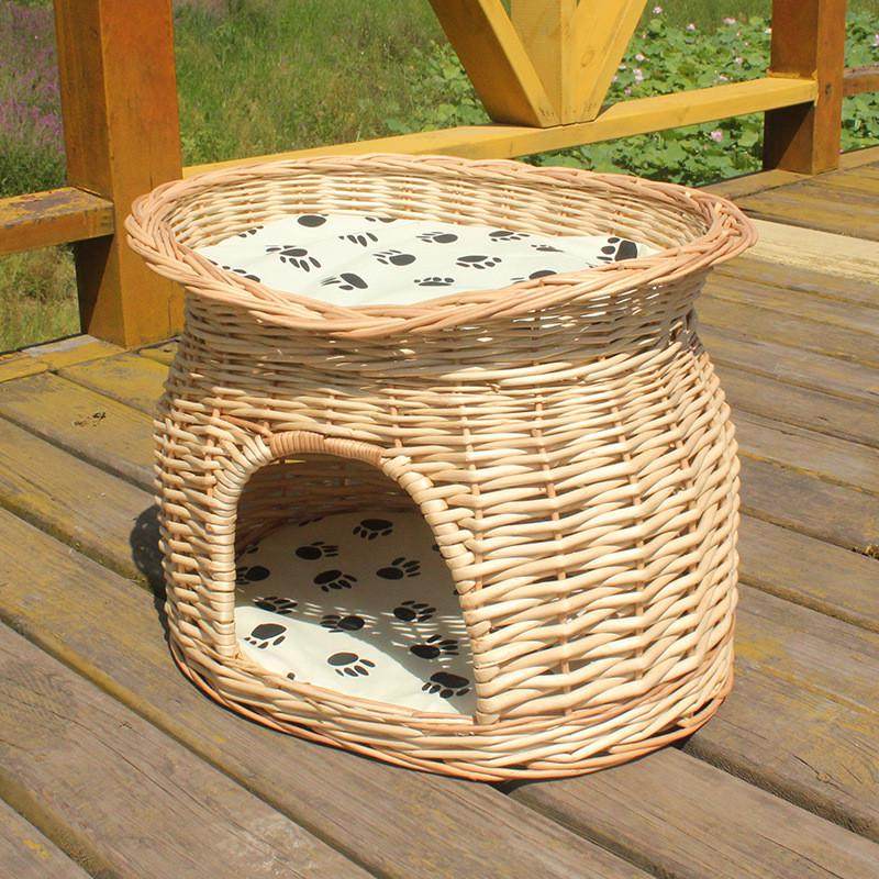 猫窝猫窝藤编四季通用柳编双层猫窝可拆洗宠物猫房帐篷猫窝猫产房,宠物/宠物食品及用品,猫笼子/猫别墅,淘宝优惠券,粉丝福利购,淘宝优惠卷