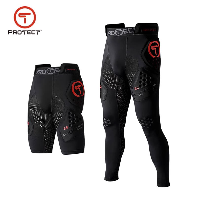 t牌越野摩托车骑行装备护臀裤短裤长款速干衣吸汗滑雪林道速降男