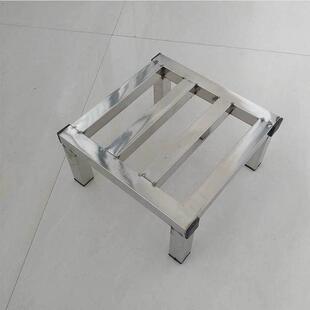 不锈钢花盆架支撑架厨房置物托架鱼缸盆景底座带轮移动花新品