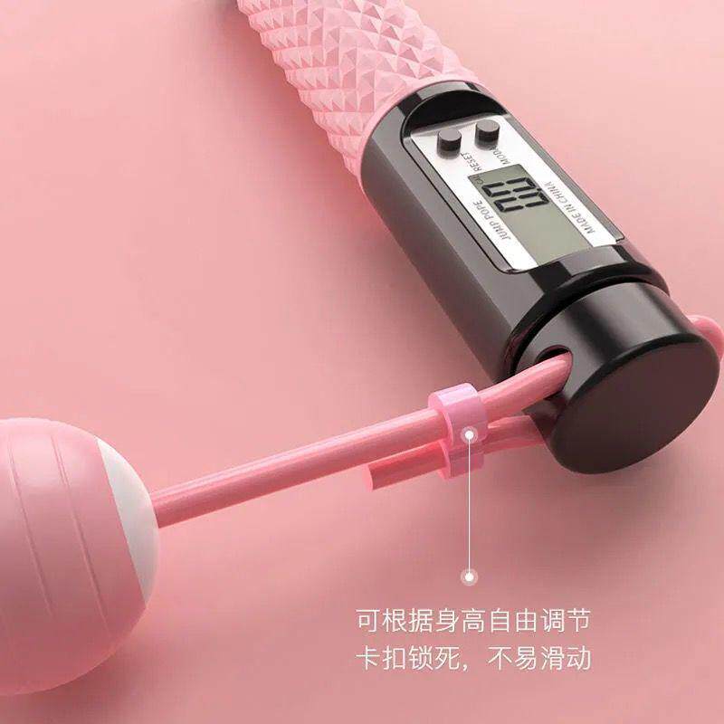 厂家智能无绳计数负重钢丝绳跳绳成人健身体育用品两用跳绳批发