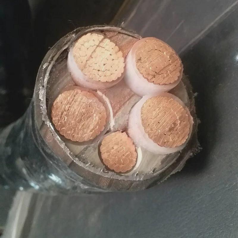 yjv22铠装电缆线5芯1016253550平方4+1带铠铜芯电缆埋地铜线